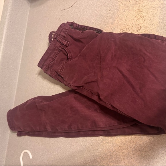 American Eagle Outfitters Maroon Skinny Pants - Picture 3 of 5